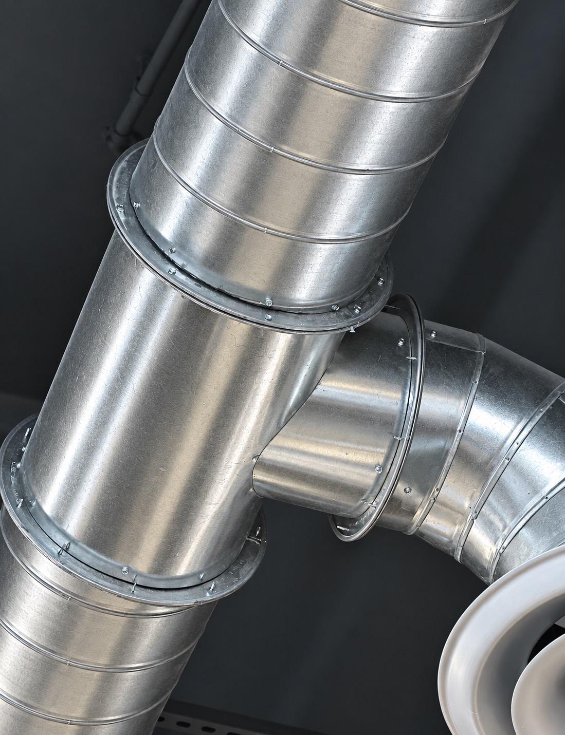 Sheet metal ductwork detail