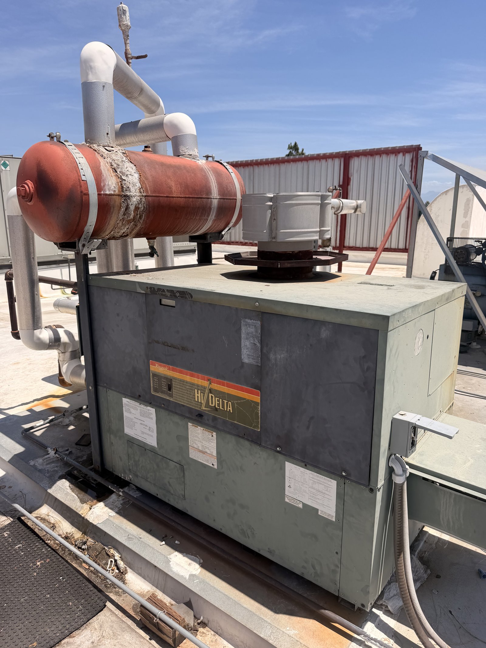 Rooftop boiler system — LOS ANGELES, CA
